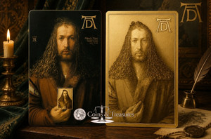 Self-Portrait Albrecht Durer 1/1000 Oz Gold Coin 3000 Francs