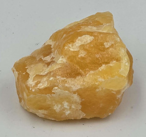Orange Calcite Gem Mineral Uncut crystal stone