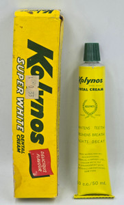 Kolynos Cyprus Vintage Dental Cream Toothpaste in original package 50 cc