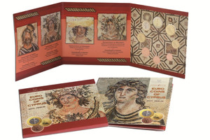 CYPRUS 2011 COMPLETE YEAR EURO SET IN OFFICIAL COIN BLISTER