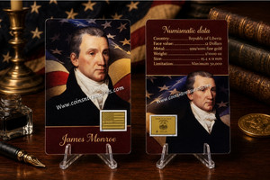 Presidents of the USA James Monroe 1/1000 Oz Gold Coin