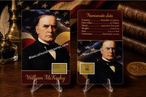 Presidents of the USA William McKinley 1/1000 Oz Gold Coin