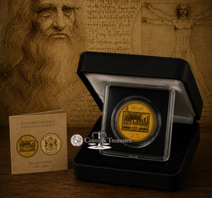 Da Vinci Last Supper 1/200 Oz Gold .999 coin