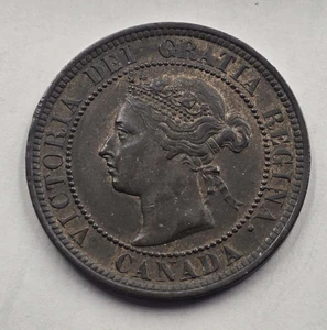Canada Queen Victoria 1 one Cent coin 1888 with luster