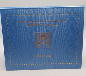 VATICAN 2012 COMPLETE YEAR EURO SET IN OFFICIAL COIN BLISTER Pope Benedetto XVI VATICAN 2012 COMPLETE YEAR EURO SET IN OFFICIAL COIN BLISTER Pope Benedetto XVI