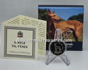 Malta 2026 Commemorative 2 Euro Pharaoh Hound PROOF coin