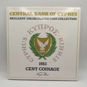 CYPRUS 1983 YEAR FIRST DECIMAL COIN SET BY ROYAL MINT CYPRUS 1983 YEAR FIRST DECIMAL COIN SET BY ROYAL MINT
