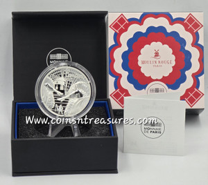 France 2026 Moulin Rouge 1 oz .999 silver Proof coin