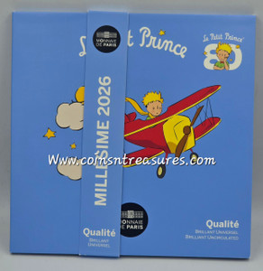 France The Little Prince Coin mini set BU Quality Year date 2026