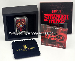 Stranger Things 2026 Season 5 Silver 1oz Coin Bar
