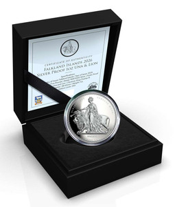 Una and the Lion 2026 Falkland Islands 2 oz Silver Proof Coin