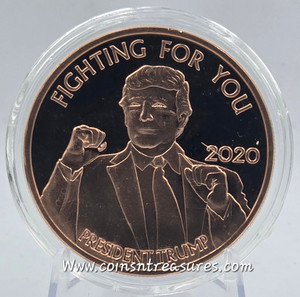 Trump Fighting for You 1 oz 999 Copper Round