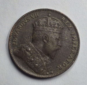 CYPRUS 1/4 PIASTRES 1905 KING EDWARD COIN EXF
