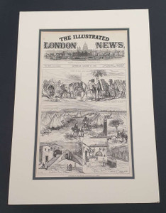 THE LONDON ILLUSTRATED BRITISH OCCUPATION OF CYPRUS CAMP AT TROODOS 1878 PRE FRAMED POSTER PAGE THE LONDON ILLUSTRATED BRITISH OCCUPATION OF CYPRUS CAMP AT TROODOS 1878 PRE FRAMED POSTER PAGE
