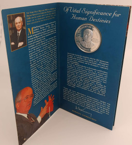 Royal Norwegian Mint 1998 - Nobel Peace Prize Medals - 1990 Mikhail Gorbachev USSR Royal Norwegian Mint 1998 - Nobel Peace Prize Medals - 1990 Mikhail Gorbachev USSR