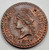 FRANCE 1 Centime 1849 A COPPER COIN UNC
