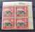 CYPRUS 1938 DEFINITIVE ISSUE 2 PIASTRE MNH STAMPS CORNER BLOCK WITH CONTROL NUMBER