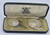 CYPRUS 1976 SILVER PROOF 1 POUND & 500 MILS COINS REFUGEES SET BOX