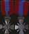 GREECE War cross and crown 1940 WWII with full original ribbon GREECE War cross and crown 1940 WWII with full original ribbon