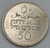 PALESTINE 50 MILS 1942 SILVER COMMONWEALTH COIN PALESTINE 50 MILS 1942 SILVER COMMONWEALTH COIN