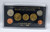 GREECE 1998 UNC COMPLETE YEAR DRACHMAS COIN SET IN CASE