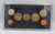 GREECE 1998 UNC COMPLETE YEAR DRACHMAS COIN SET IN CASE