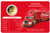 Coca Cola Christmas Truck 1/1000 Oz .999 Gold in Coin card 2023