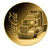 Coca Cola Christmas Truck 1/1000 Oz .999 Gold in Coin card 2023