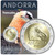 Andorra 2025 Bearded Vulture BU FDC Coin card 2 Euro
