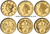 US Dollar Gold 3 Coin Set collection 1/1000 Gold .999