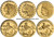 US Indian Chief Gold 3 Coin Set collection 1/1000 Gold .999