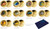 THE MOST INTERESTING CORAL FISH 10 Coins Complete collection 1/1000 999 Gold