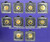 THE MOST INTERESTING CORAL FISH 10 Coins Complete collection 1/1000 999 Gold