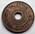 PALESTINE 20 MILS 1942 BRONZE COIN EXF-AU