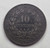 FRANCE 10 Centimes 1897 copper cent coin