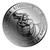 Revolver 2026 Liberia 1/1000 oz Platinum Coin in Card
