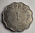 CYPRUS 1 PIASTRE 1938 COIN OF KGVI IN AU