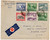 CYPRUS POSTAL HISTORY - KGVI 1950 CYPRUS TO USA AIRMAIL CYPRUS AIRWAYS CYPRUS POSTAL HISTORY - KGVI 1950 CYPRUS TO USA AIRMAIL CYPRUS AIRWAYS