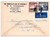 CYPRUS POSTAL HISTORY - KGVI 1955 CYPRUS TO USA CHURCH OF GOD