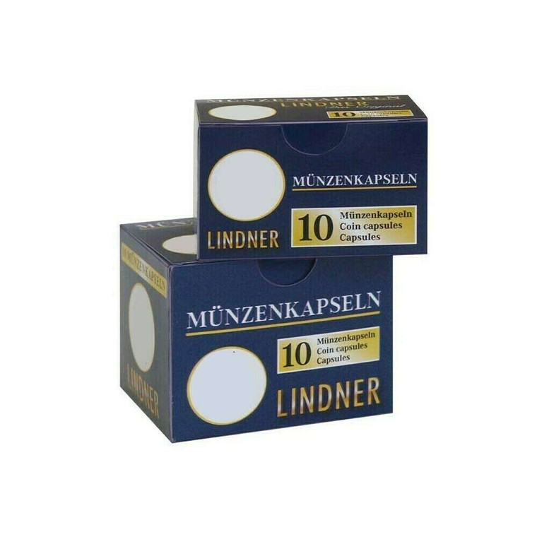 Lindner Coin capsules Ø 23 mm Pack of 10 For Gold sovereign coin