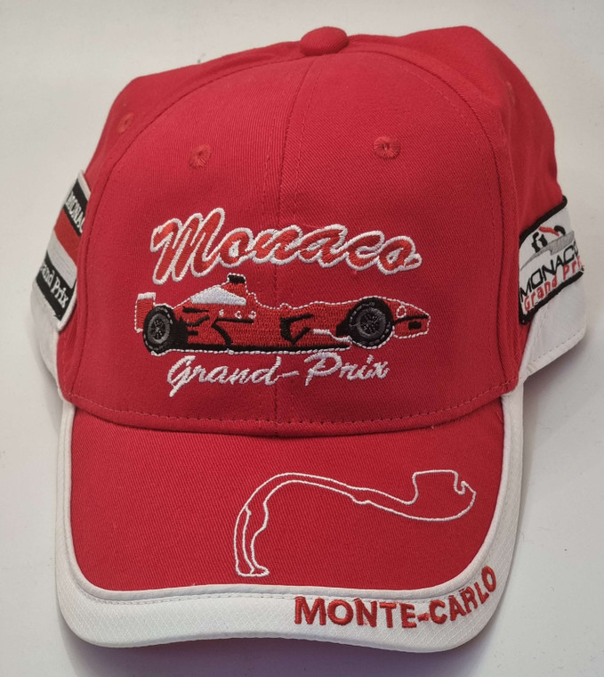 Monaco Grand Prix Hat Cap Red F1 Fans Team Junior World Champion