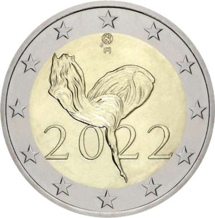 Finland 2022 2 Euro Finnish national ballet bu coin