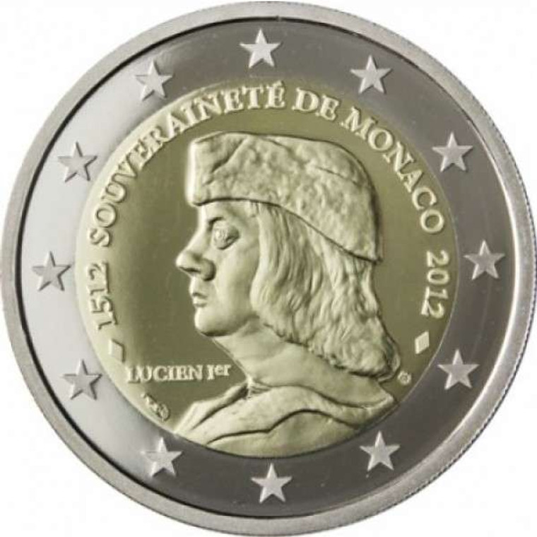 Monaco 2 euro 2012 Monaco's Sovereignty bu coin