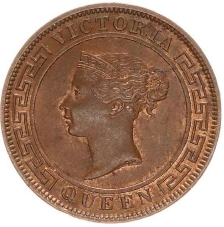 Ceylon Victoria 1 Cent 1901 Head left KM 92 UNC coin