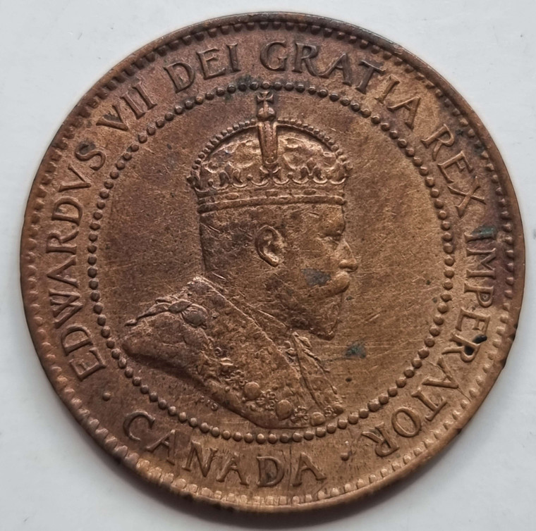 Canada King Edward coin 1 one Cent 1903