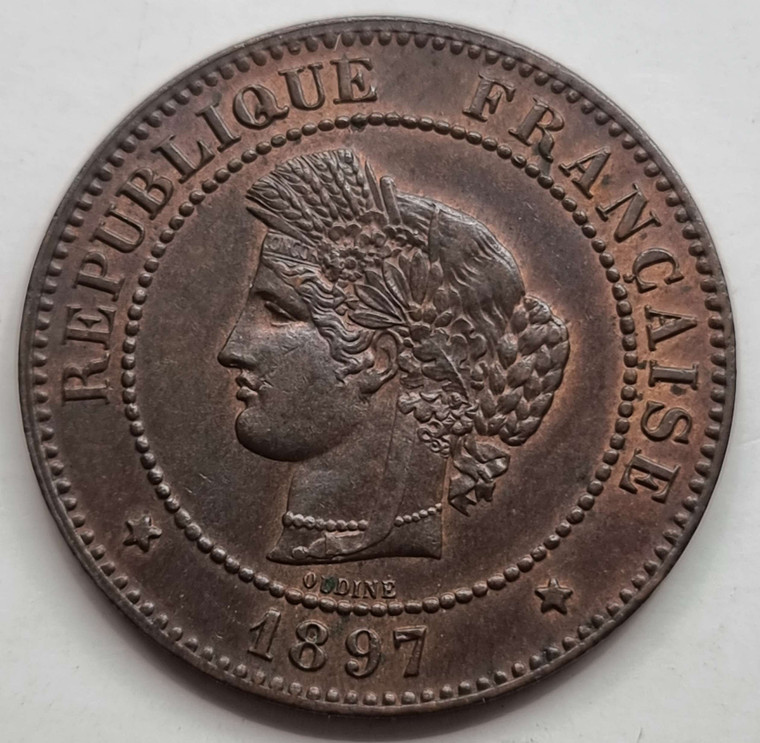 FRANCE 5 Centimes 1897 A coin