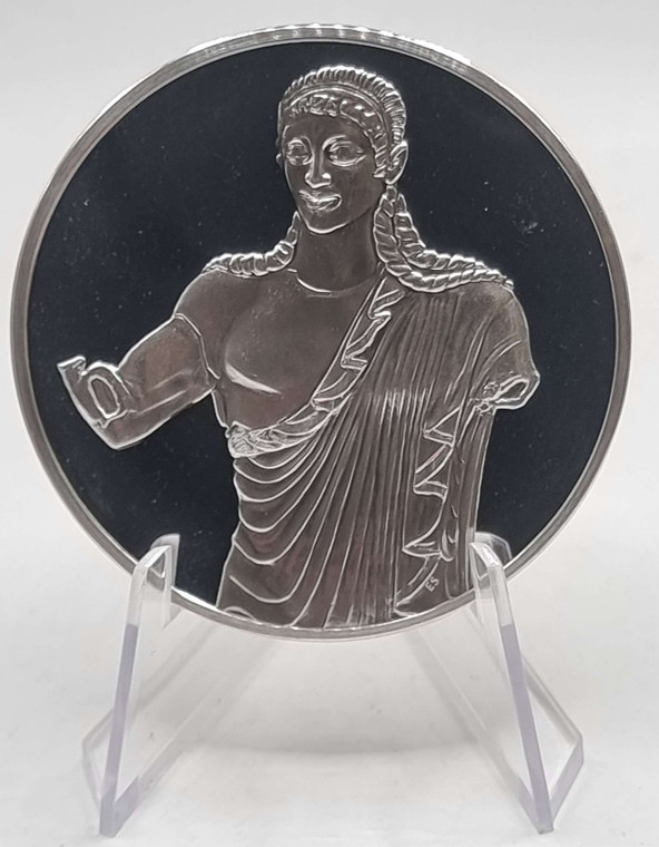 FRANKLIN MINT 100 Greatest Masterpieces Silver Proof Coin Series - APOLLON DE VEIES