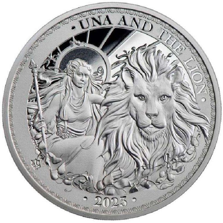 ST. HELENA UNA AND THE LION 2023 1 OZ SILVER PROOF COIN