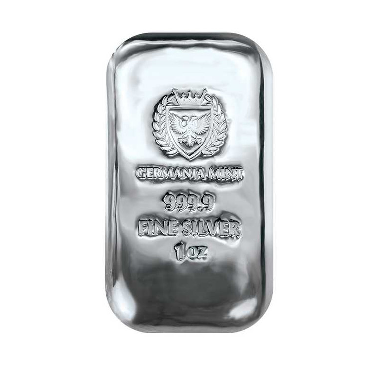 Germania Mint Pure Silver Cast Bar 1 oz .999 sealed