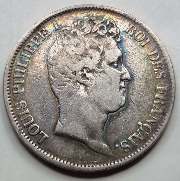 France Louis Philippe I Silver 5 Francs coin 1831 B